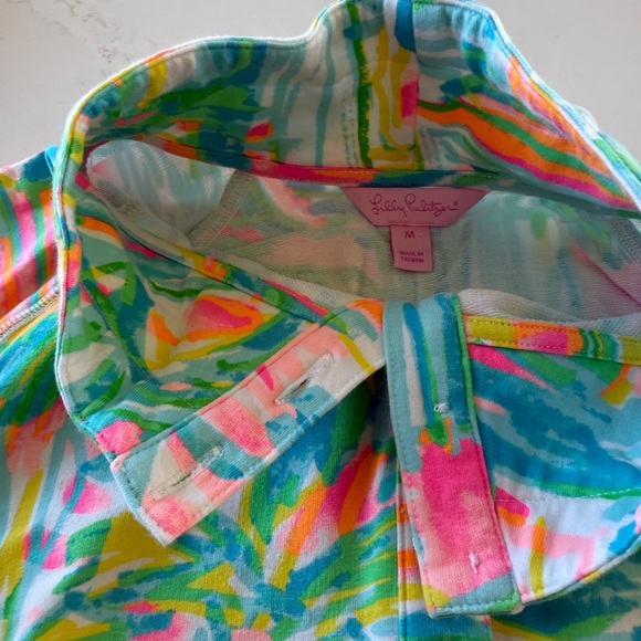 Lilly Pulitzer Pullover with Button Placket - Picture 3 of 4